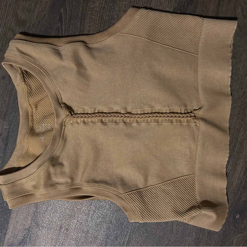 Aerie Tan Sleeveless Top
